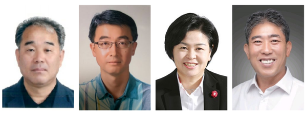 제주시 한경면-김승준(왼쪽부터), 김원찬, 오영희, 현대성 .(순서는 이름 가다순)