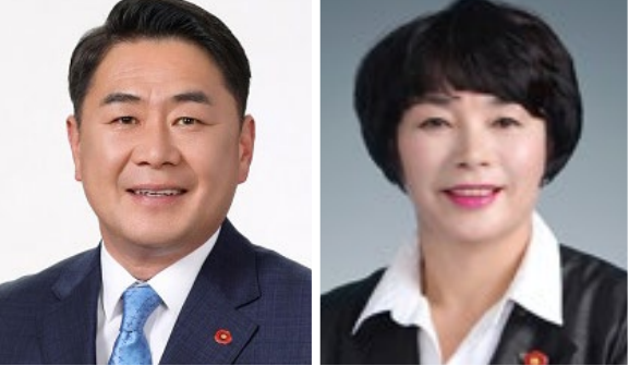 서귀포시 중문·예래·대천동- 임정은(왼쪽), 현정화 .(순서는 이름 가나다순)