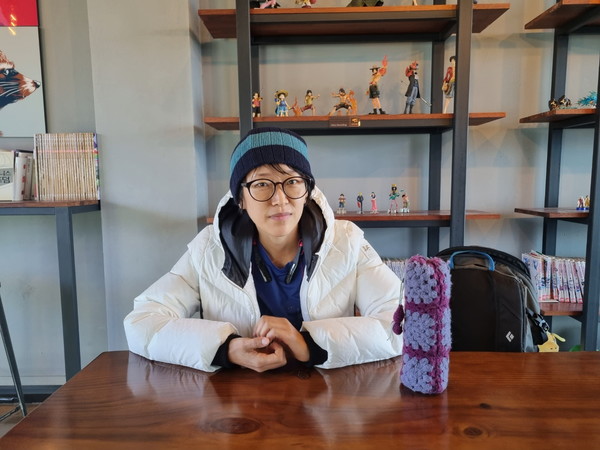 이미선씨는 이번 한달살기 체험이 끝나는 대로 제주에 정착하기 위한 준비를 하고 있다.