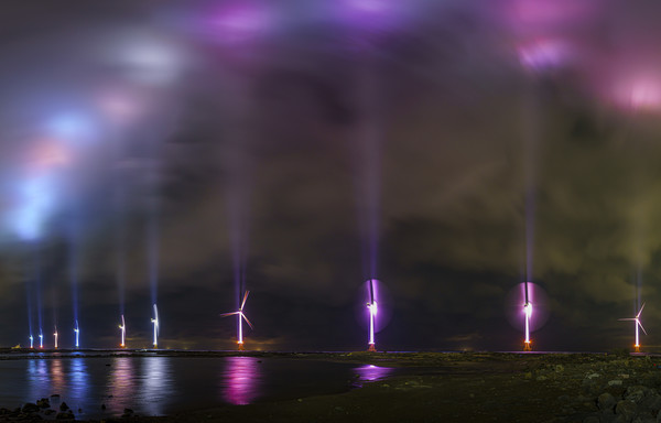 제주테크노파크가 주최한 야간경관 조명사진 공모전 대상작인 이순우 작 ‘은하수’