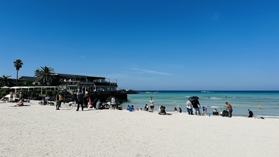 김옥연씨가 촬영한 함덕해수욕장.