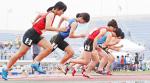 제44회 전국소년체육대회 첫날 여중부 100m에 출전한 선수들이 힘차게 출발하고 있다. 특별취재팀