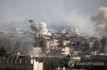 러시아가 지원하는 시리아 공군기의 동구타 무차별 폭격. [연합뉴스]