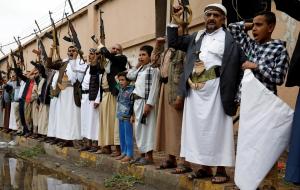 예멘 정부군과 항전 의지 다지는 후티 반군.[연합]