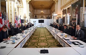 G7 외교·개발장관회의.[연합]