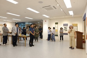 제주경찰청 갤러리 '한글서예 먹빛 나들이' 개막 - 뉴스 썸네일 이미지