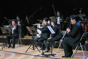  25일 제주학생문화원에서 장애인오케스트라 핫빛 창단연주회가 진행됐다.